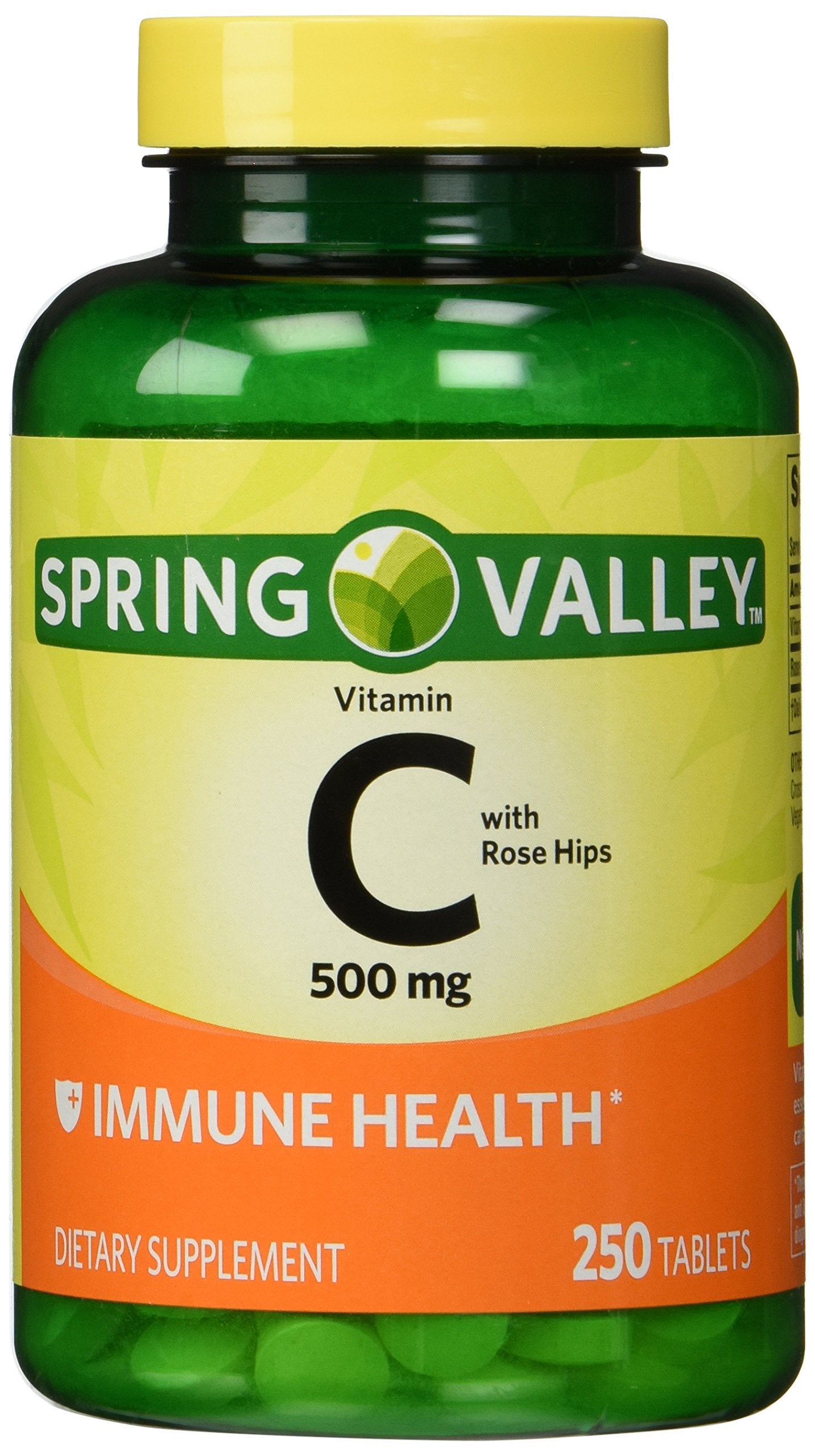 Spring Valley Vitamin C 500mg 500 Tablets front view