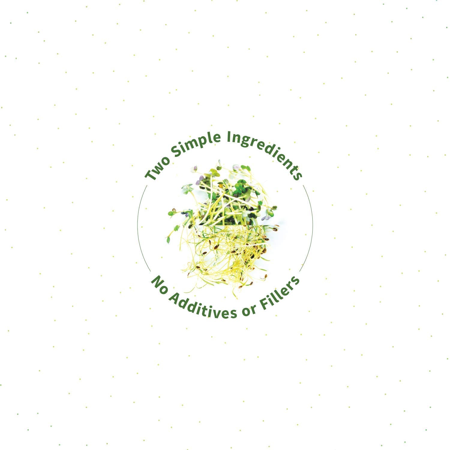 Sprout Living Broccoli & Kale Sprout Powder with measuring spoon