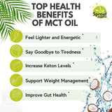 Sprout Source MCT Oil Capsules side view showing label