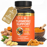 SS SLEEVE STARS Curcumin Supplement bottle front view