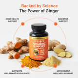 SS SLEEVE STARS Curcumin Supplement bottle side view