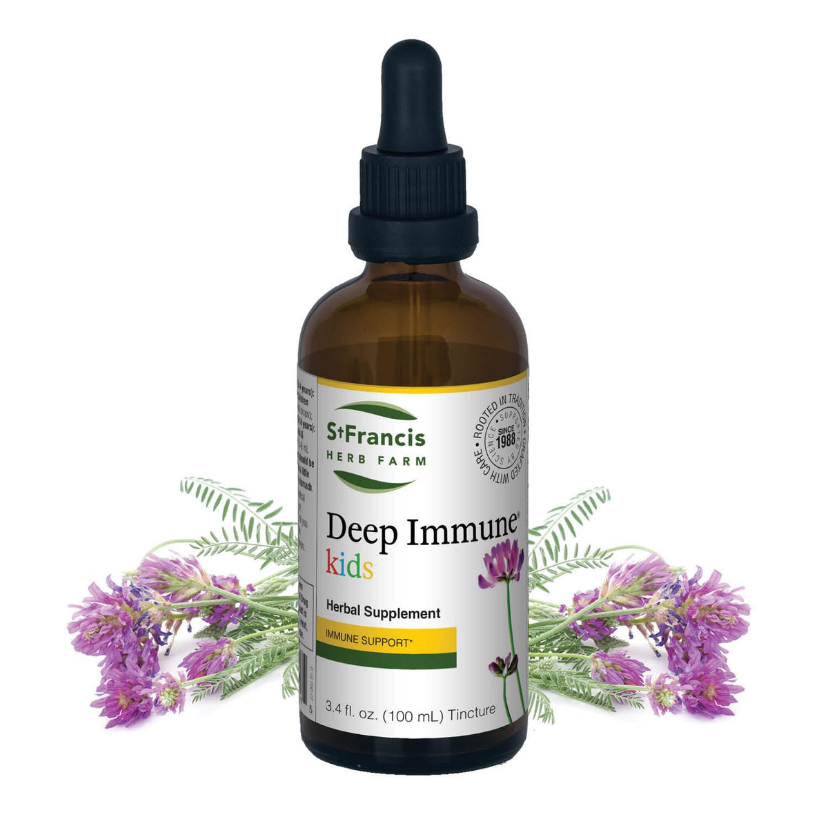 St. Francis Herb Farm Deep daily wellness Kids 3.38 fl. oz. bottle front view
