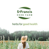 St. Francis Herb Farm Deep daily wellness Kids 3.38 fl. oz. bottle on a wooden table