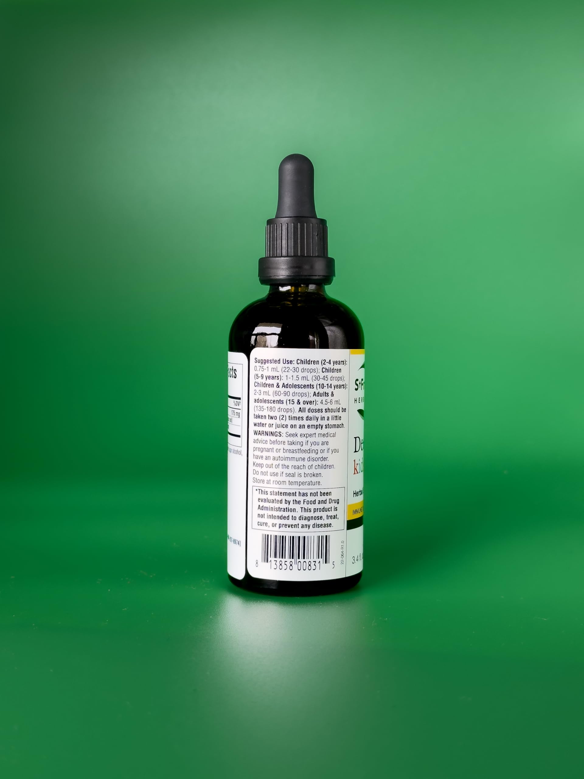 St. Francis Herb Farm Deep daily wellness Kids 3.38 fl. oz. product packaging details