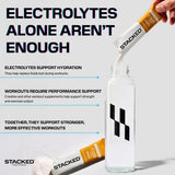 STACKED FITNESS HYDRATION Electrolyte and Creatine Packets side view