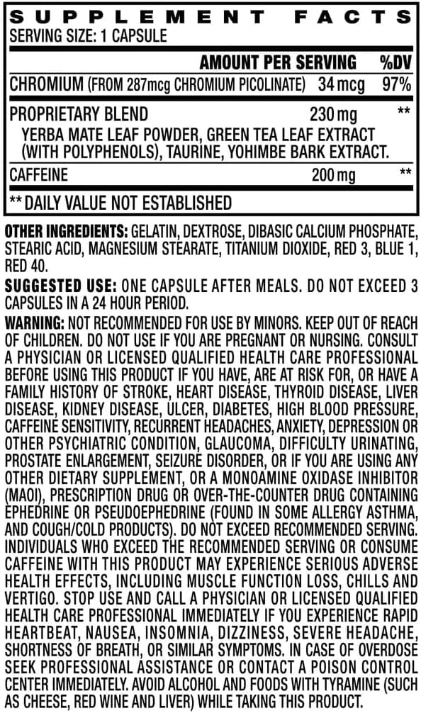 Stacker 3 XPLC Fat Burner Capsules packaging
