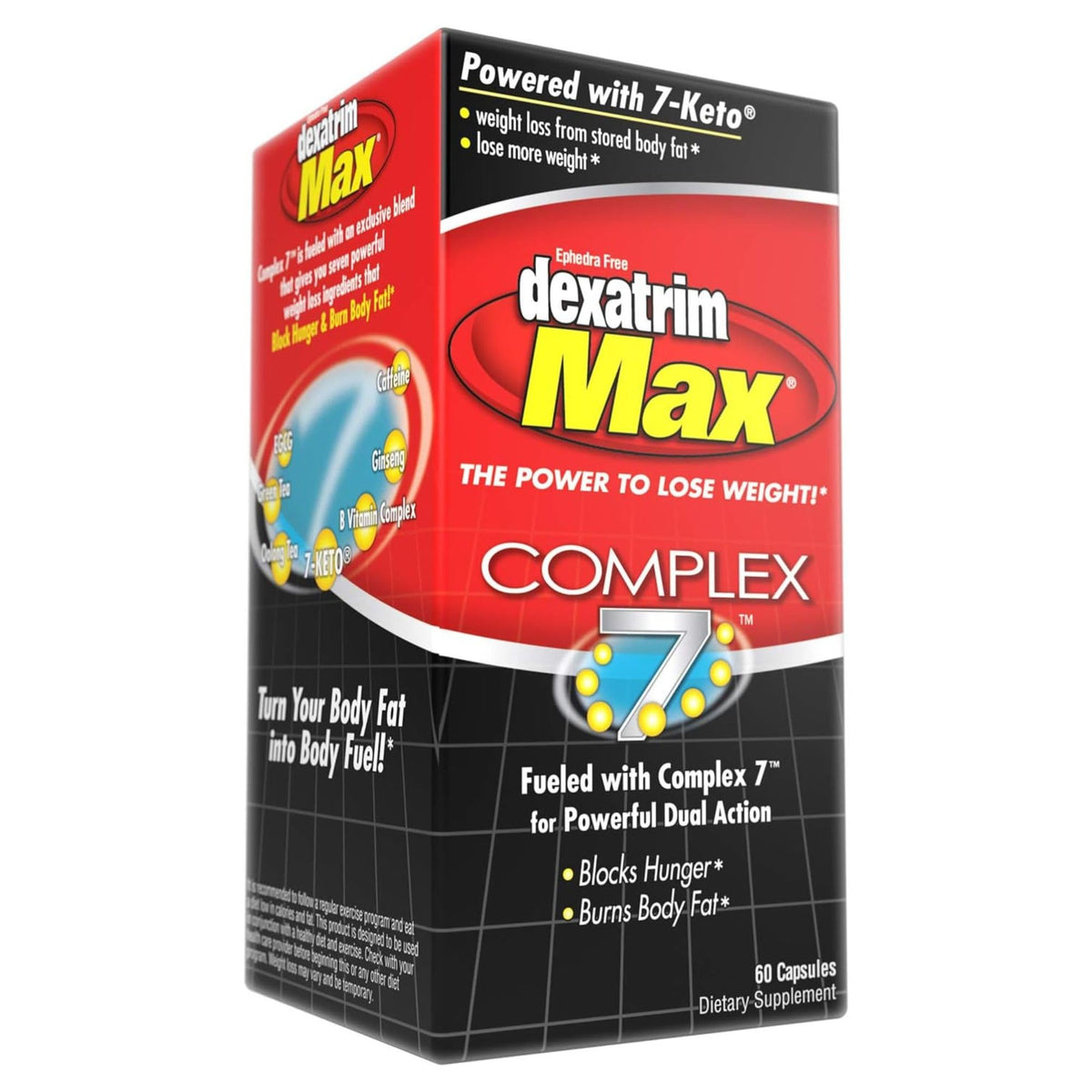 Stacker Dexatrim Max Complex 7 Capsules 60 count front view