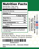 Stakich Royal Jelly Pure Raw Honey Blend 40 oz jar side view
