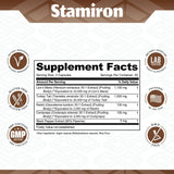 Stamiron MegaMushi Lion's Mane Supplement bottle with label