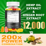 STANCES ORCHARD Hemp Gummies showing organic ingredients