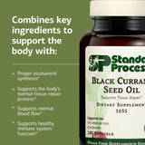Standard Process Black Currant Oil 320mg softgel back view