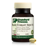 Standard Process Black Currant Oil 320mg softgels front view