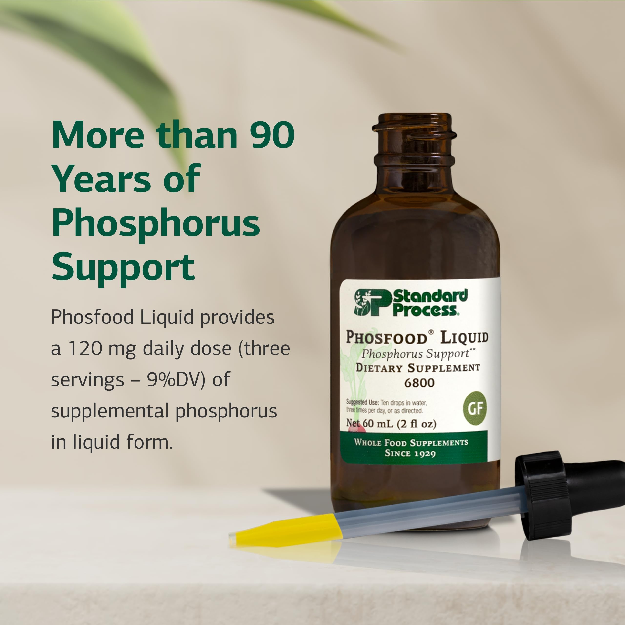 Standard Process Bone Health Drops packaging side view