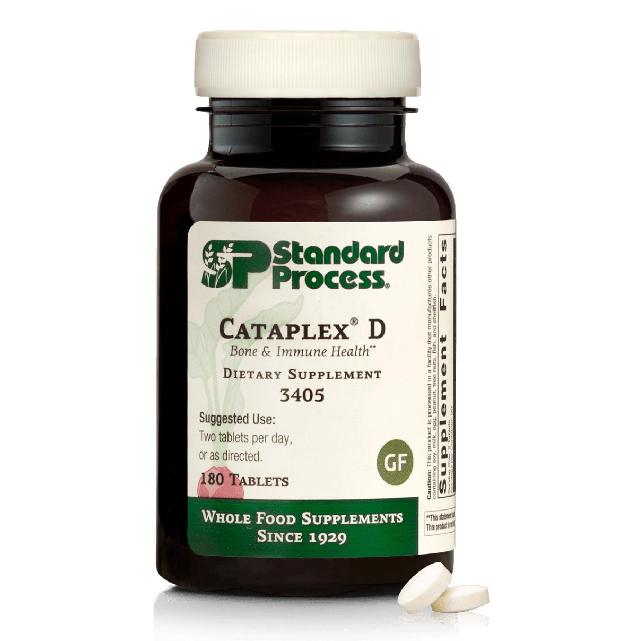 Standard Process Cataplex D Vitamin D Supplement front view
