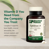 Standard Process Cataplex D Vitamin D Supplement packaging