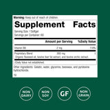 Standard Process Flax Oil Plus Omega 3-6-9 Softgels back view