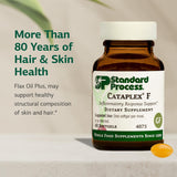 Standard Process Flax Oil Plus Omega 3-6-9 Softgels side view