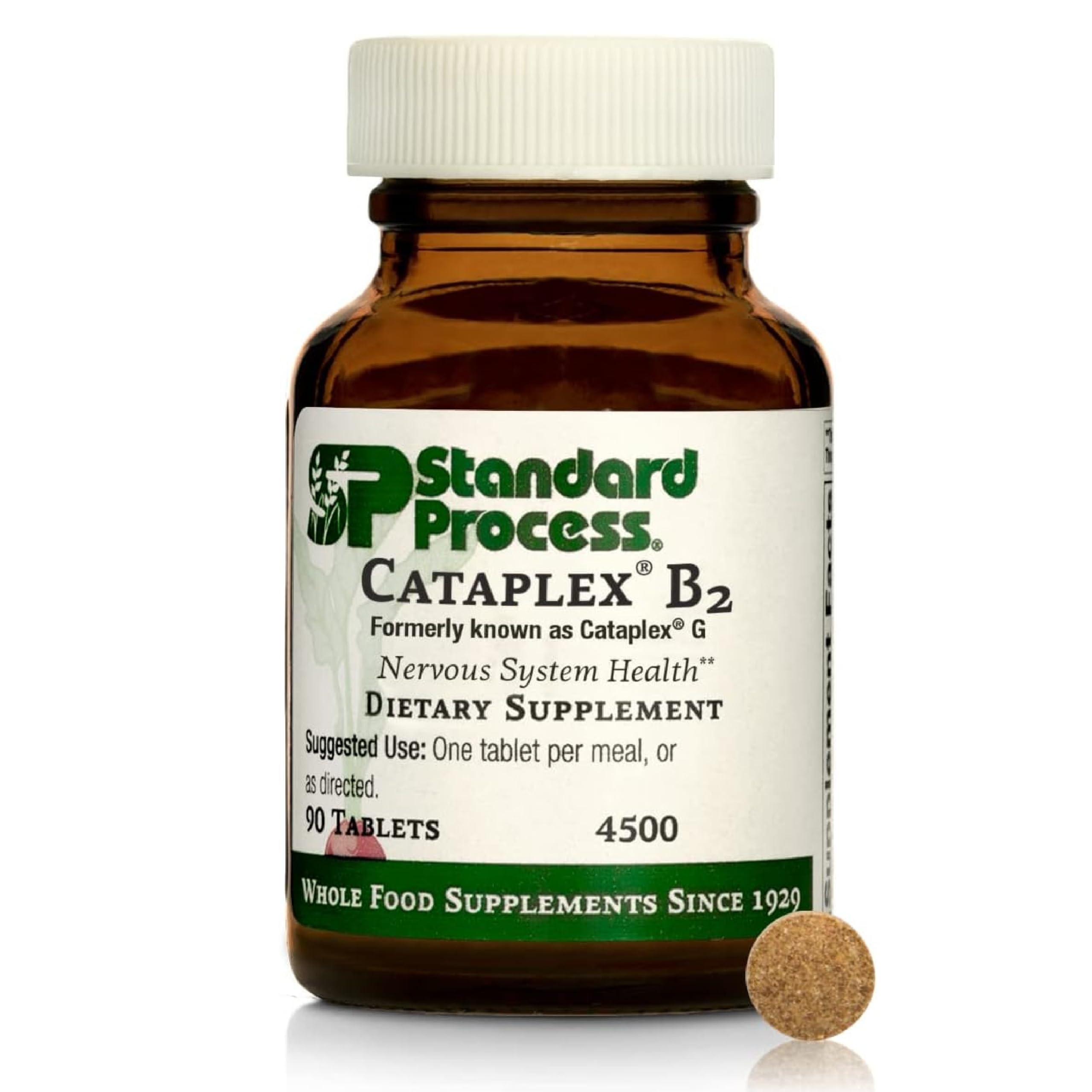 Standard Process Inc. Cataplex B2 Vitamin C Supplement front view