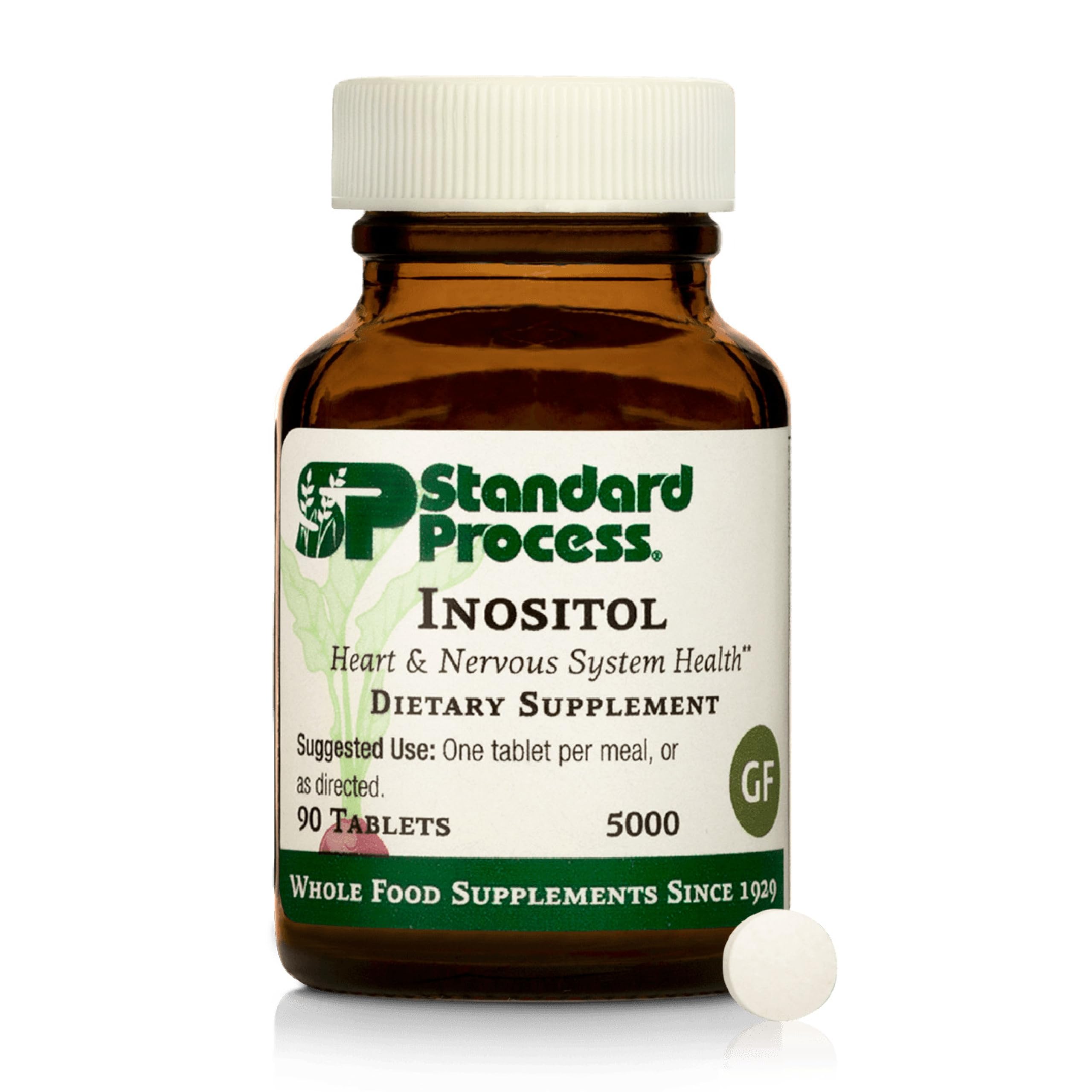 Standard Process Inc. Inositol Supplement 375mg front view of packaging