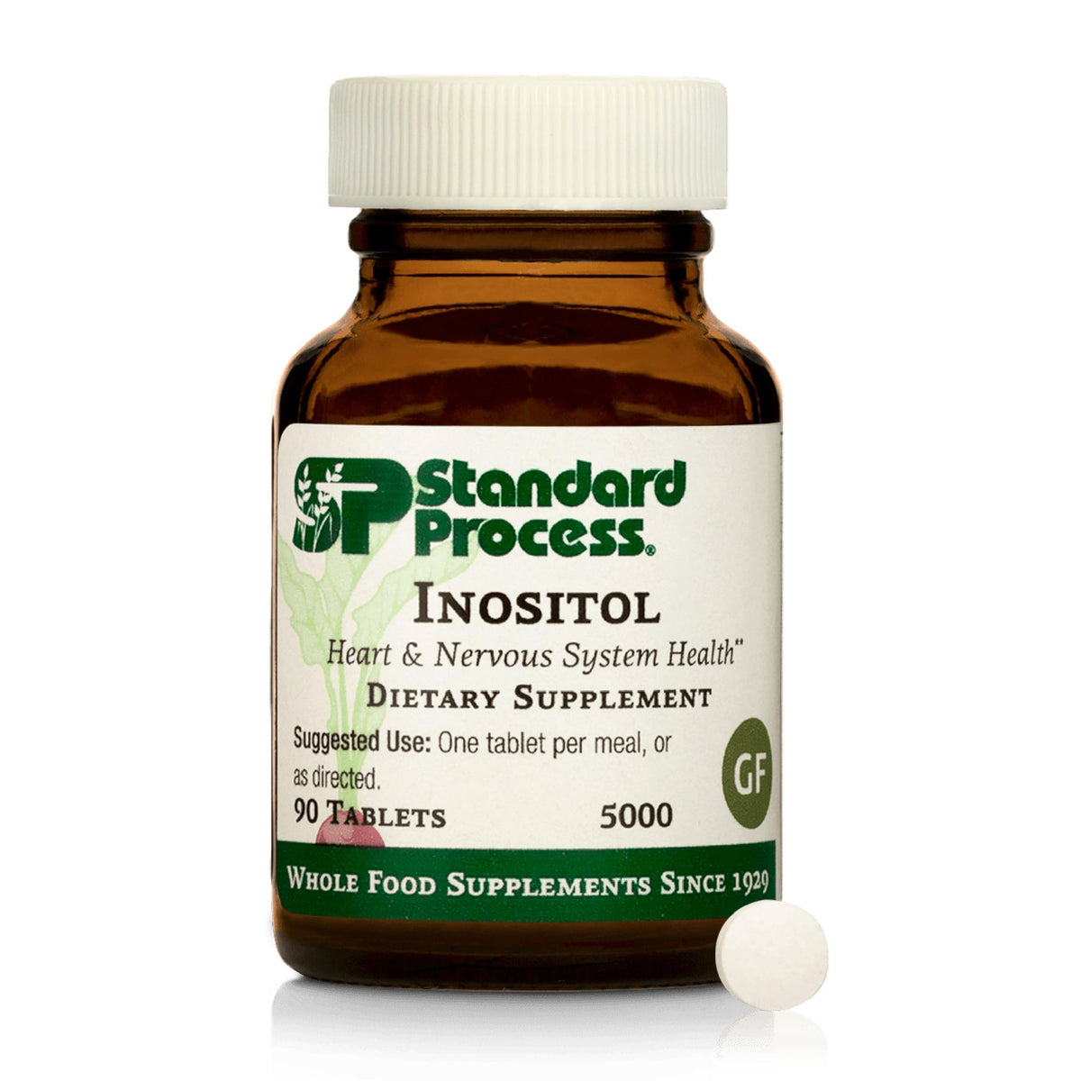 Standard Process Inc. Inositol Supplement 375mg front view of packaging