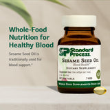 Standard Process Inc. Sesame Seed Oil Supplement side view