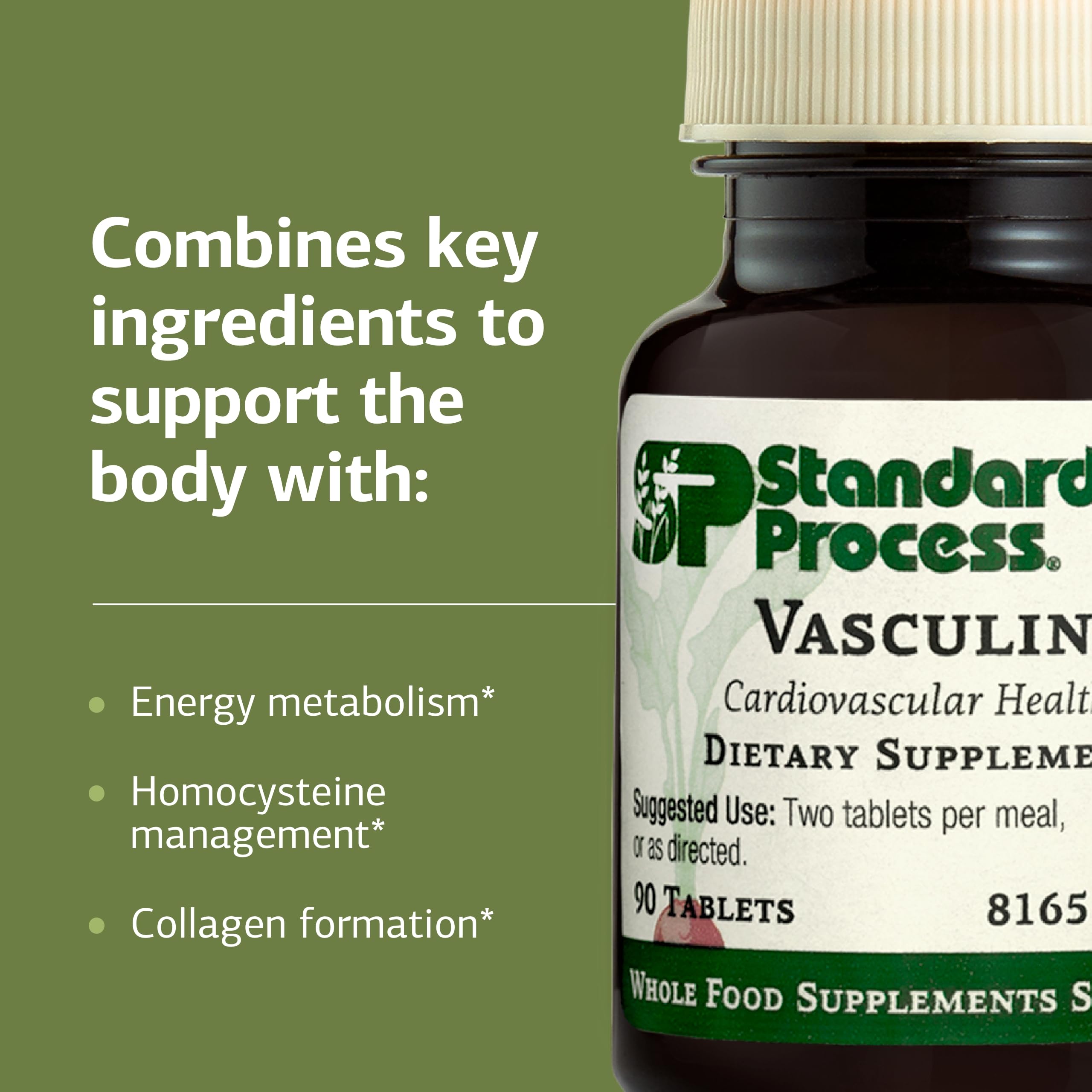Standard Process Inc. Vasculin supplement packaging