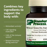 Standard Process Inc. Wheat Germ Oil Vitamin E Supplement capsules