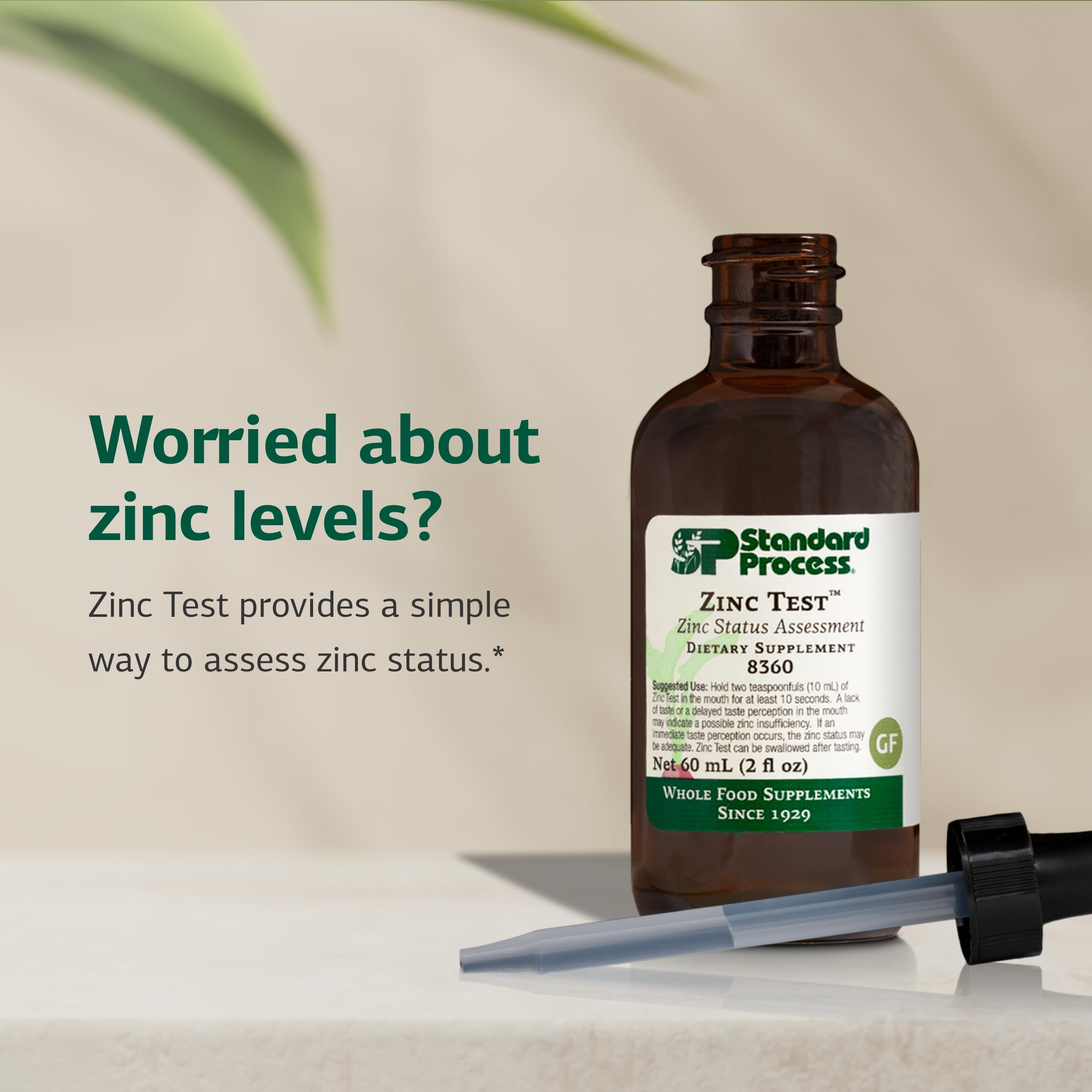 Standard Process Inc. Zinc Test capsules close-up