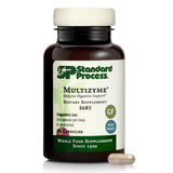 Standard Process Multizyme supplement front view with packaging