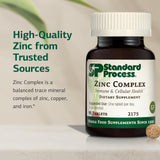 Standard Process Zinc Complex Supplement side view