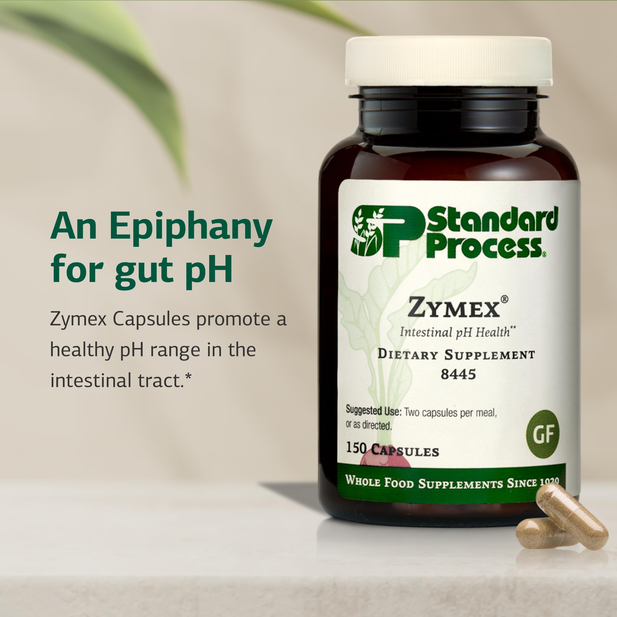 Standard Process Zymex Multi-Enzyme Supplement nutritional information