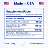 Stanis Labs Methylene Blue Capsules 2% with measuring scoop