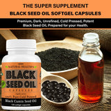 StarDunes Black Seed Oil Softgel Capsules side view