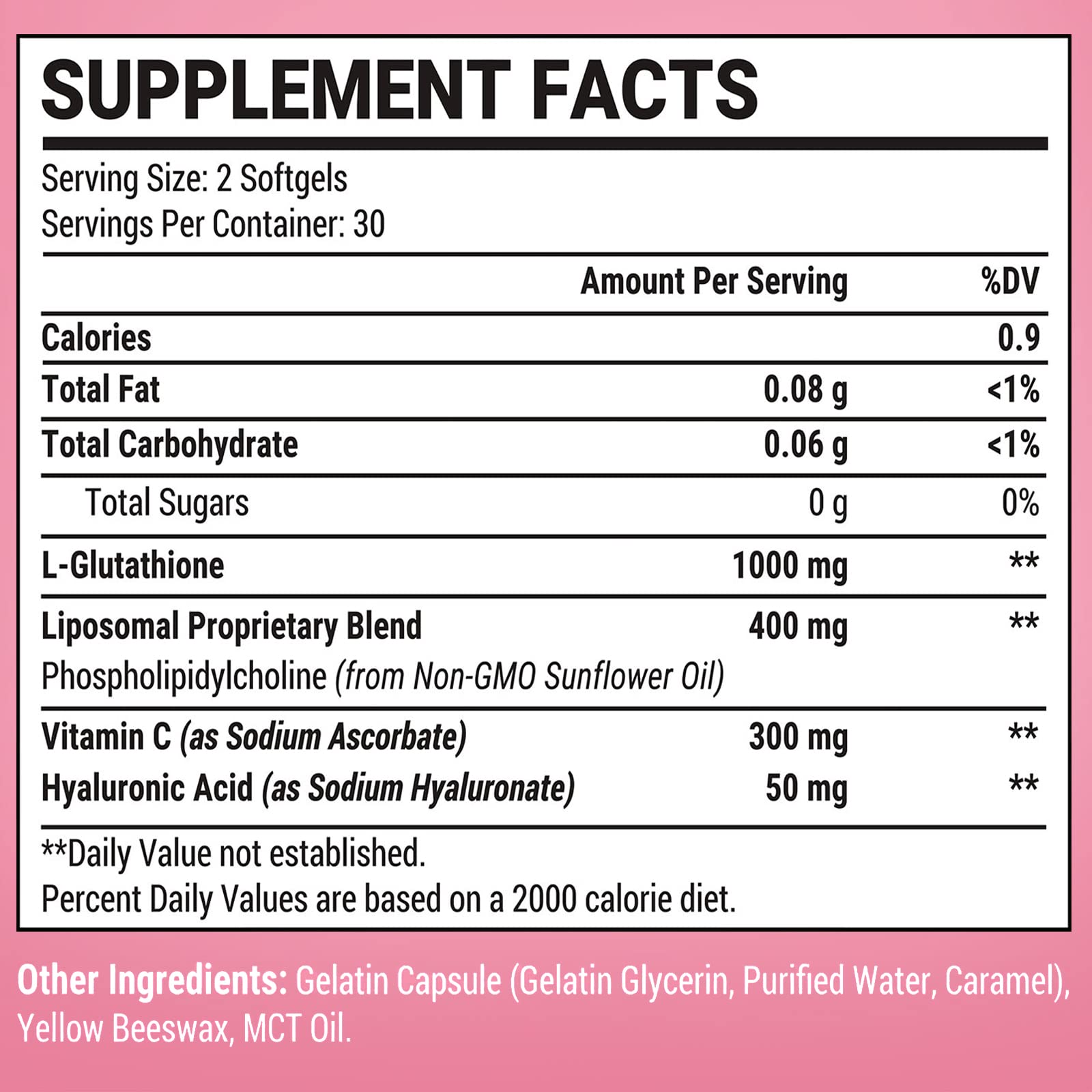 Starehonorr Liposomal Glutathione Softgels close-up of softgel