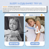 StarScouts Sleep Patches applied to a child's pyjamas
