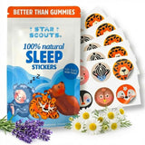 StarScouts Sleep Patches for Kids - 30 calming stickers with lavender and chamomile
