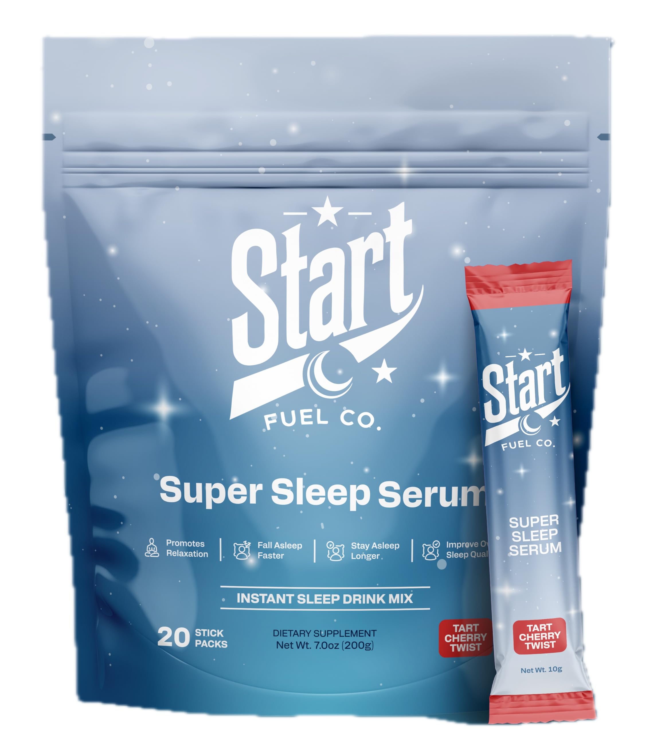 Start Fuel Co. Super Sleep Serum Tart Cherry Twist front view