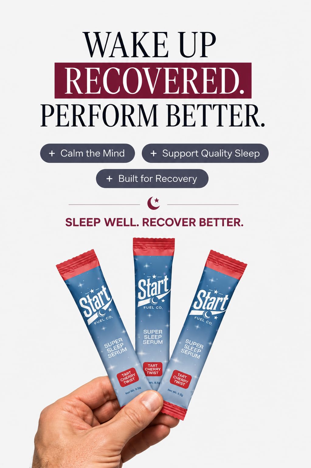 Start Fuel Co. Super Sleep Serum Tart Cherry Twist ingredients list