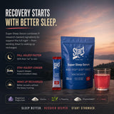 Start Fuel Co. Super Sleep Serum Tart Cherry Twist mixed with water