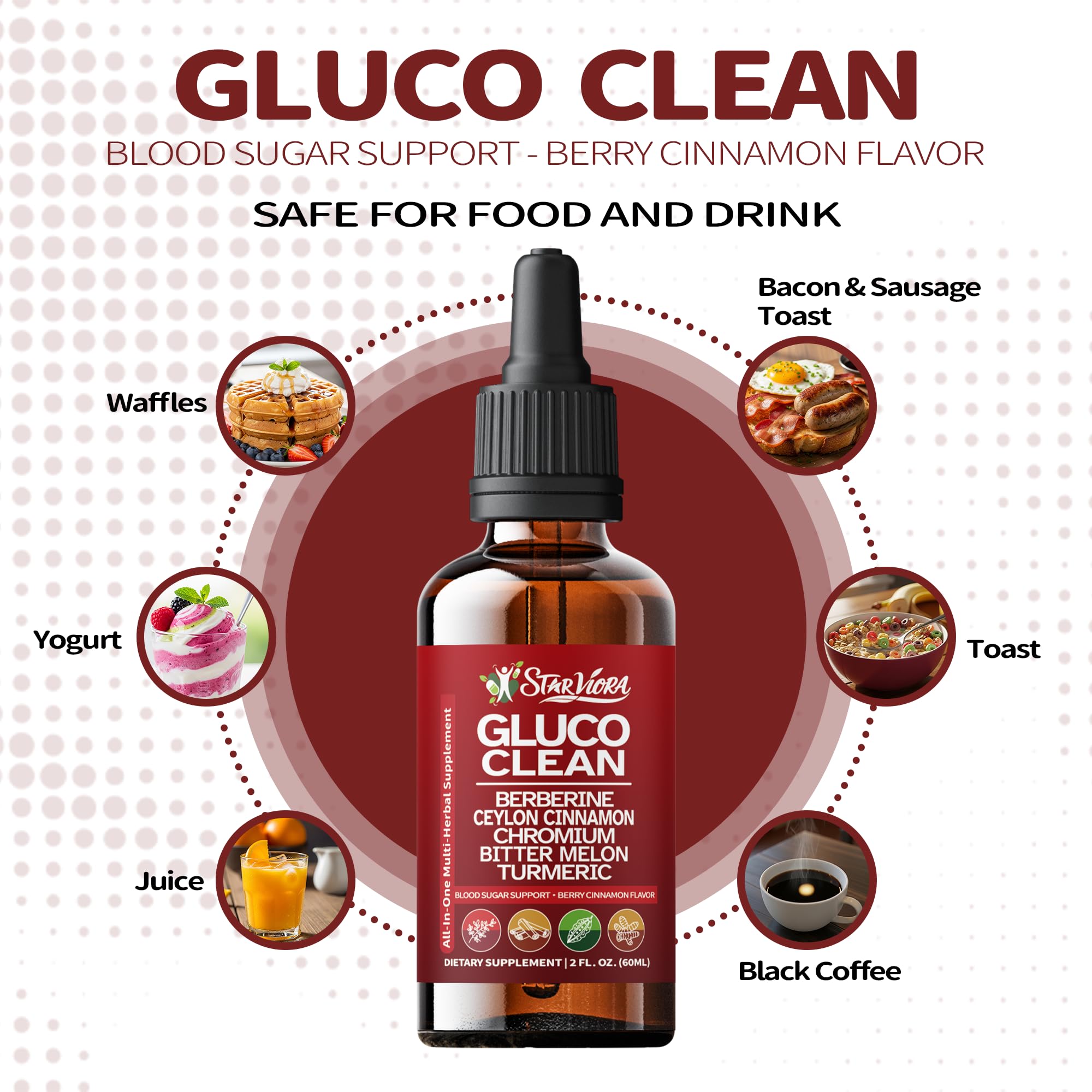 StarViora Berberine Supplement liquid drops bottle