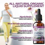 StarViora Lymphatic Support Drops packaging with label
