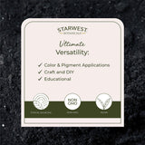 Starwest Botanicals Activated Charcoal Powder 45g side view