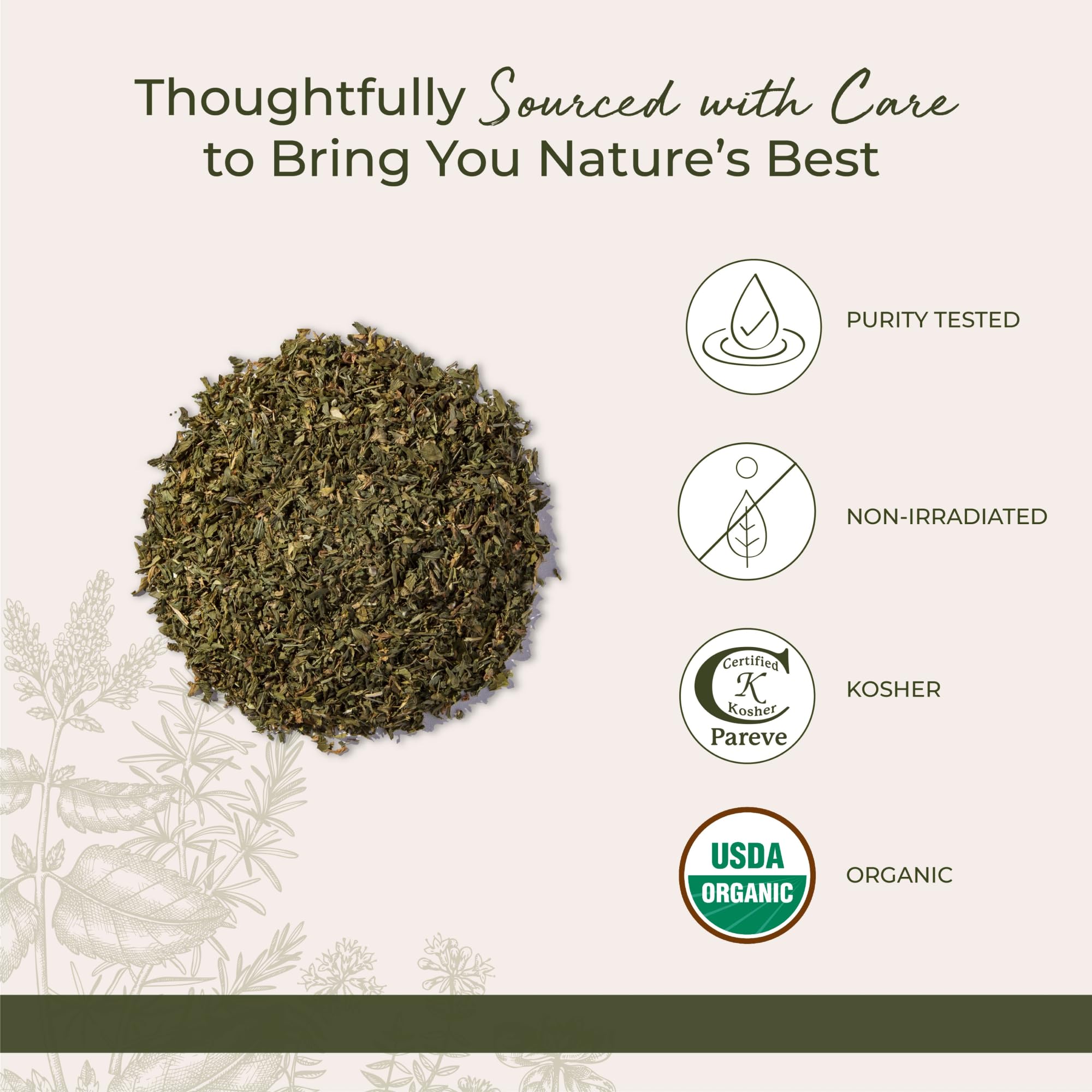 Starwest Botanicals Alfalfa Supplement 83g back view