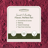 Starwest Botanicals Beet Root Powder in a bowl