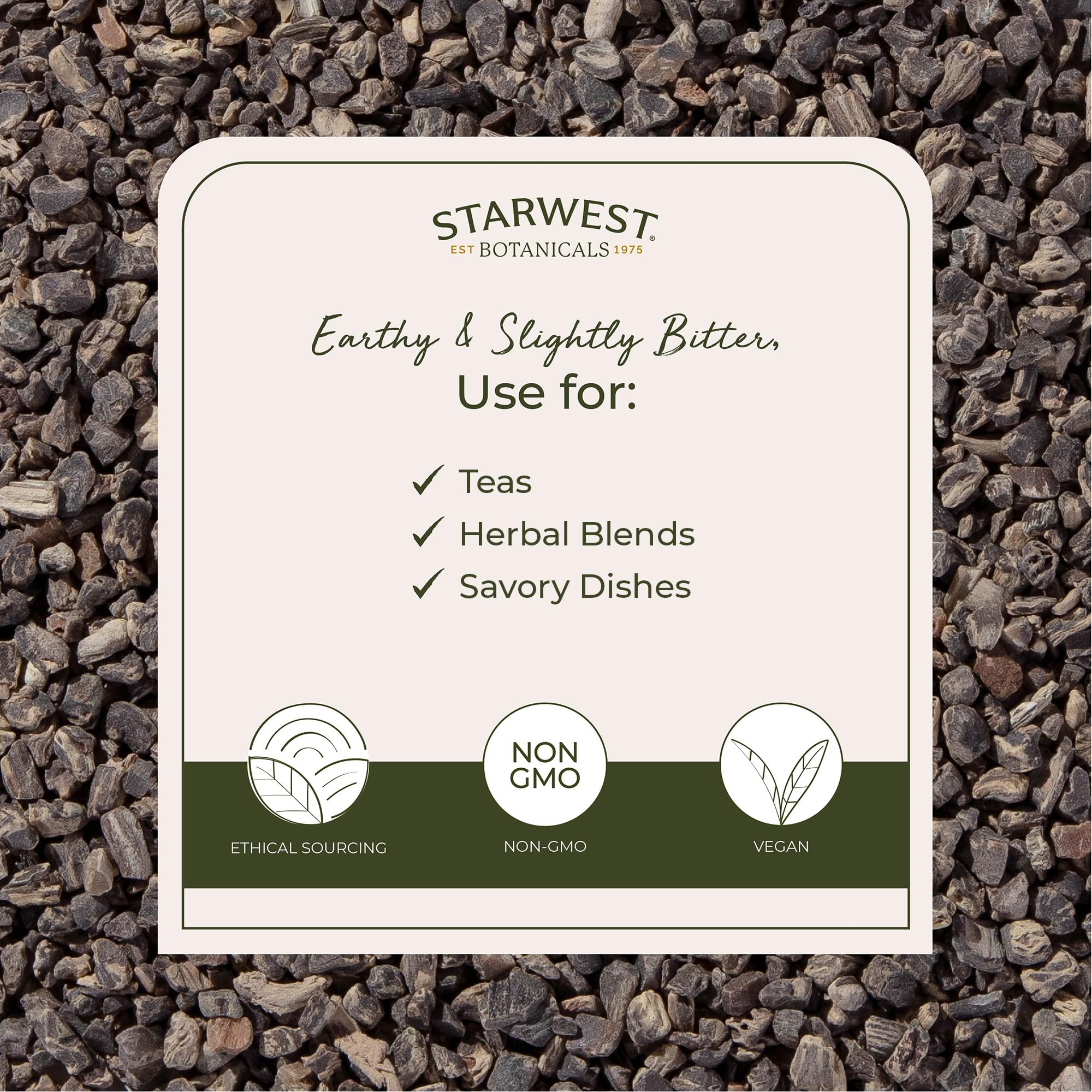 Starwest Botanicals Black Cohosh Root 113g close-up of the root