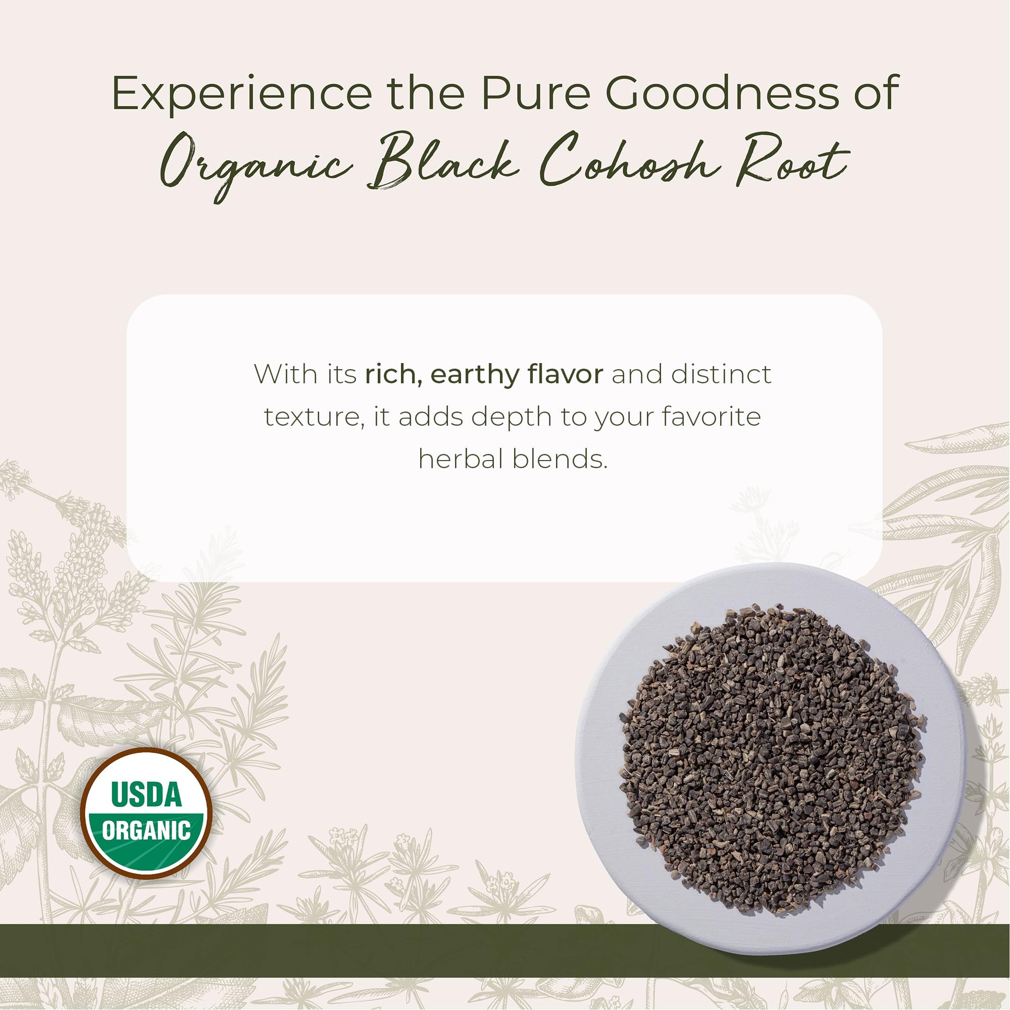 Starwest Botanicals Black Cohosh Root 113g packaging