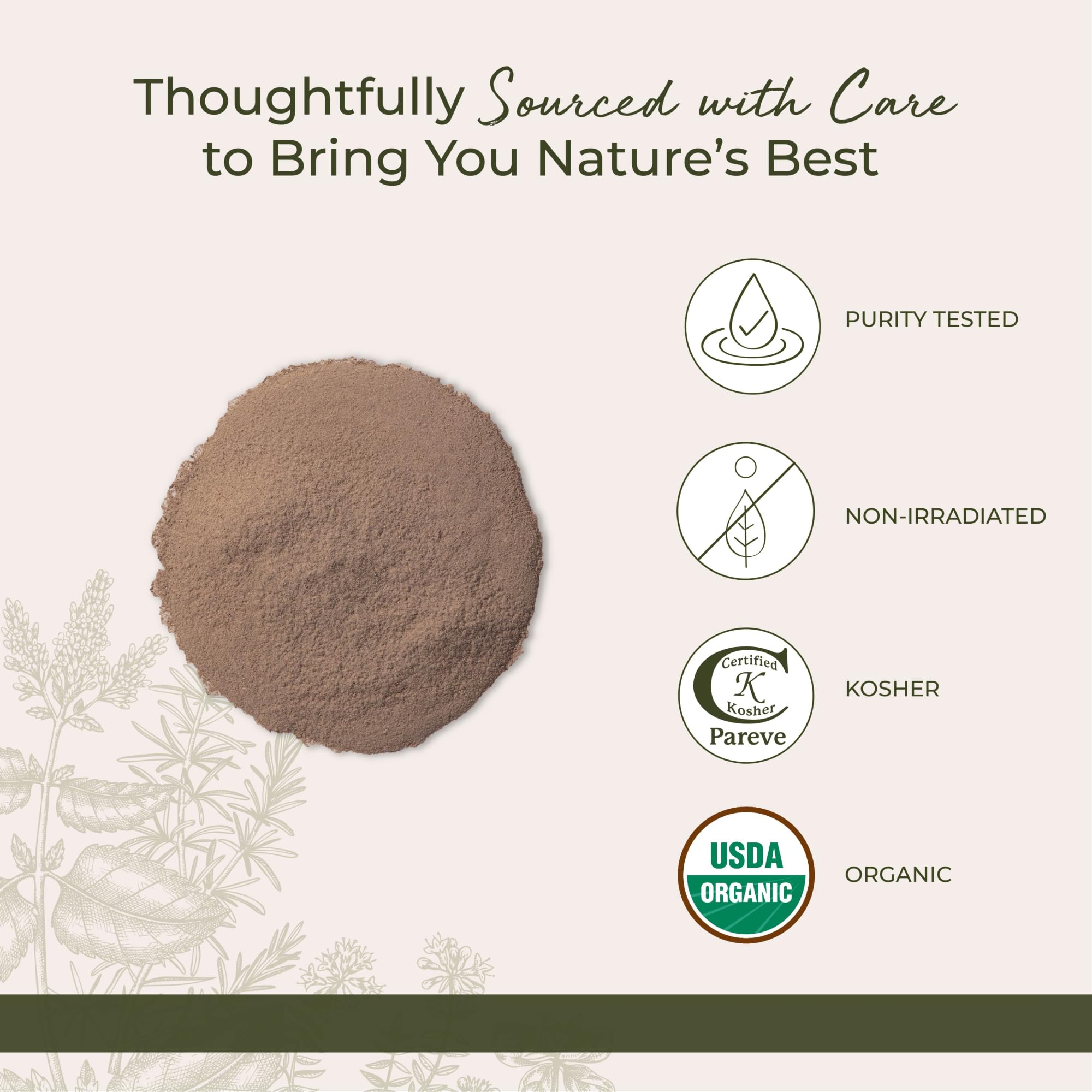 Starwest Botanicals Burdock Root Powder close-up of powder