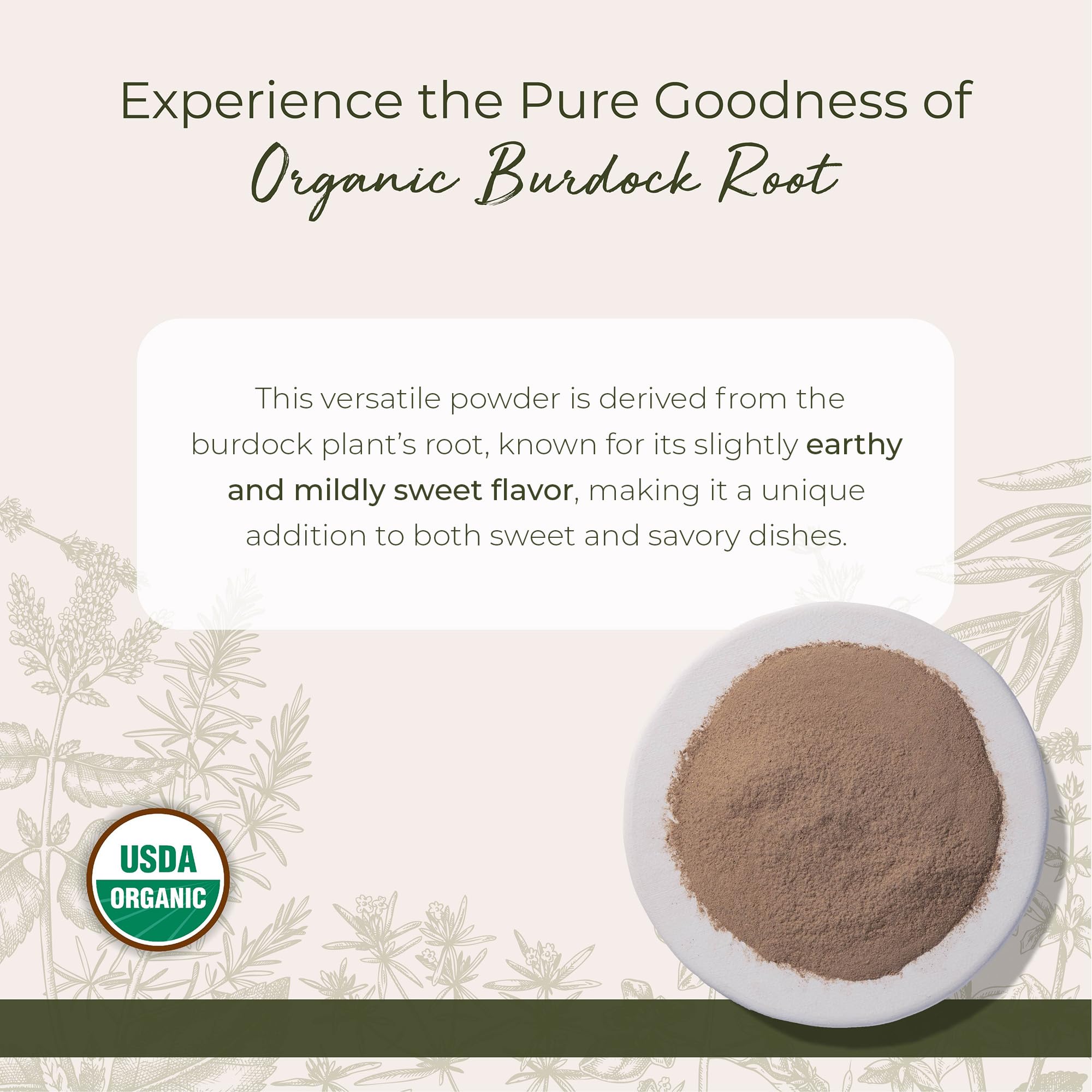 Starwest Botanicals Burdock Root Powder packaging