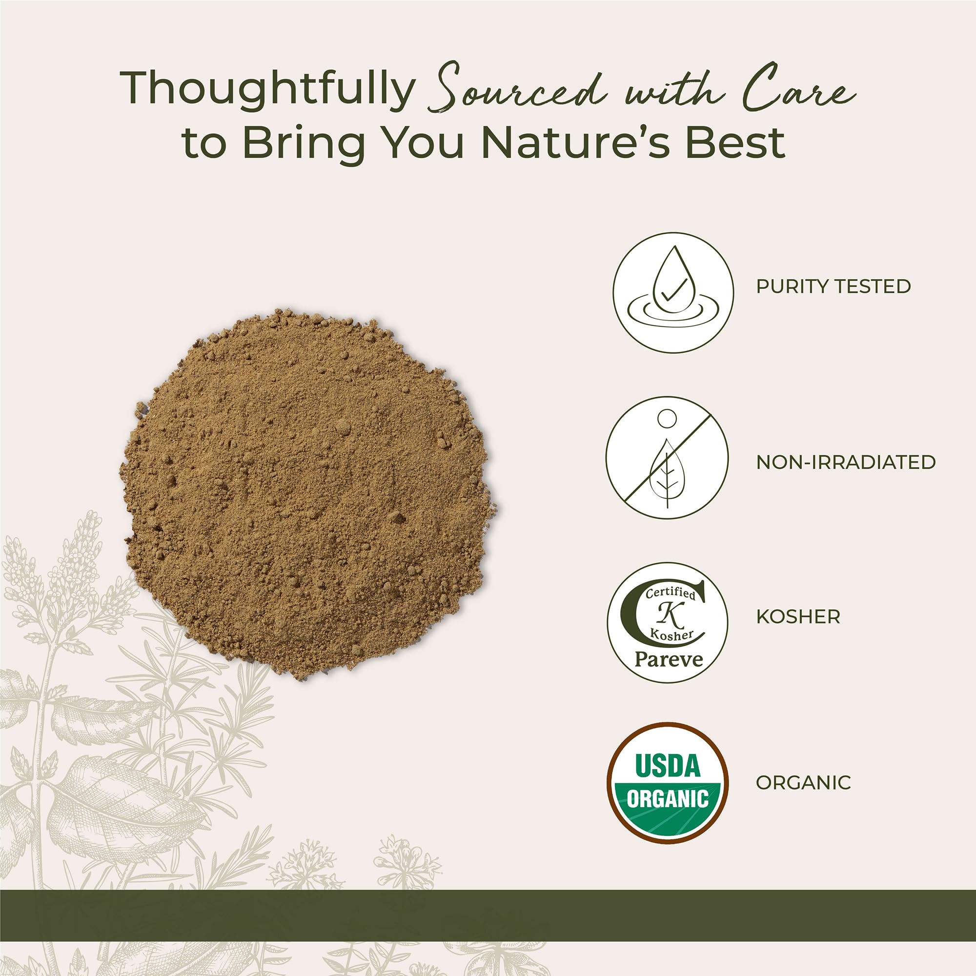 Starwest Botanicals Calendula Flower Powder 113g close-up