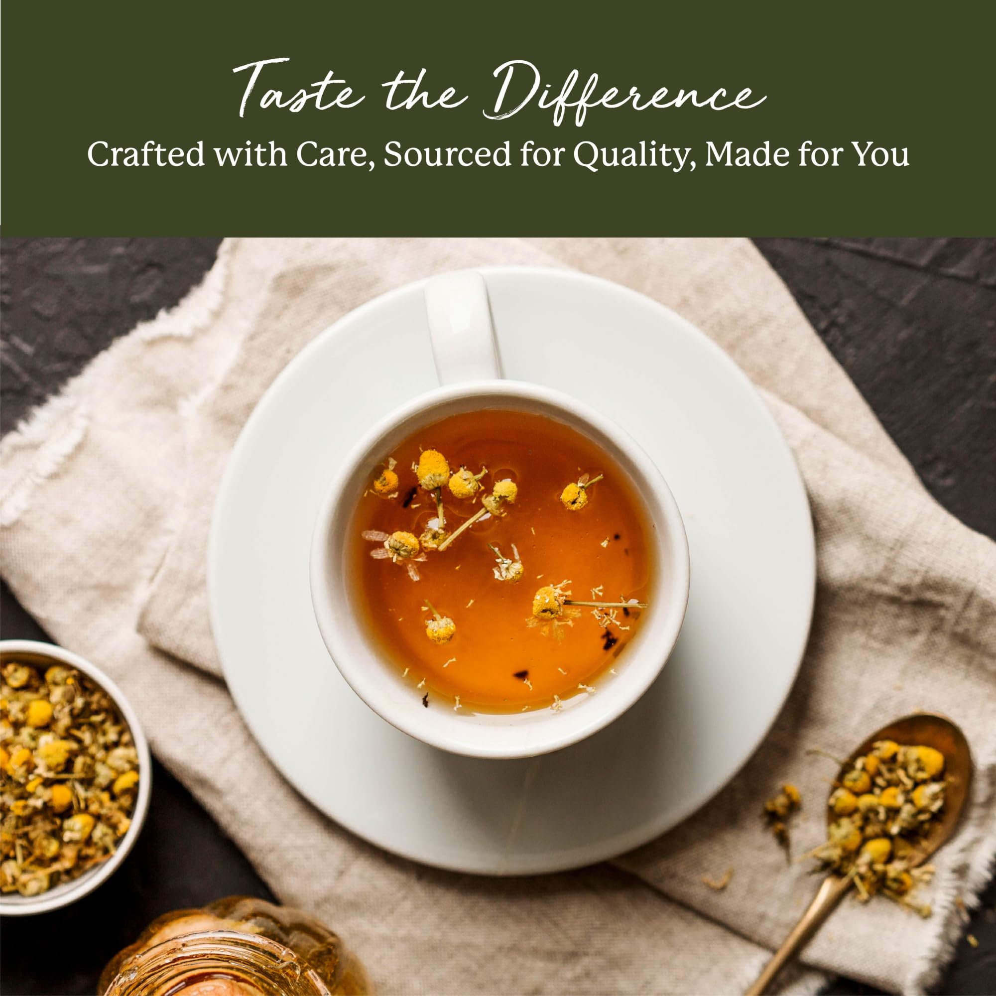 Starwest Botanicals Chamomile Flowers with baking ingredients